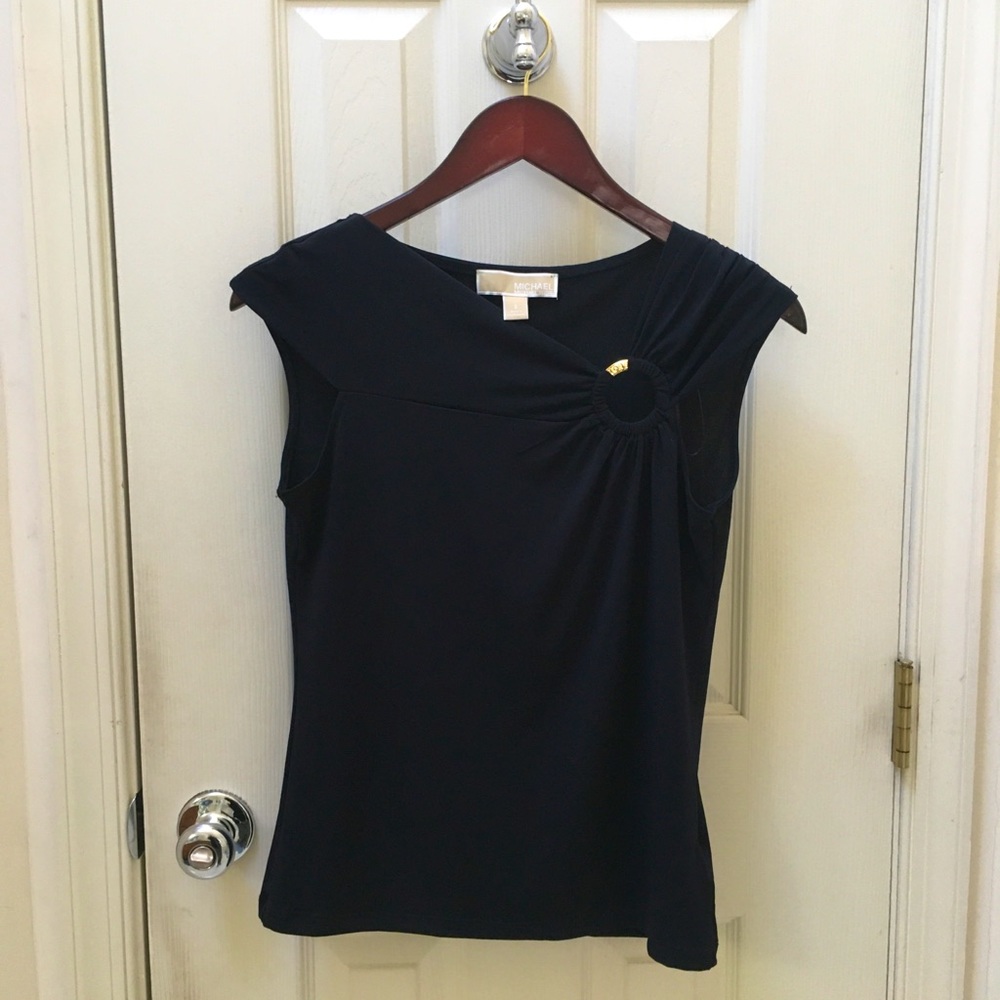 Michael Kors NWT size small navy blouse